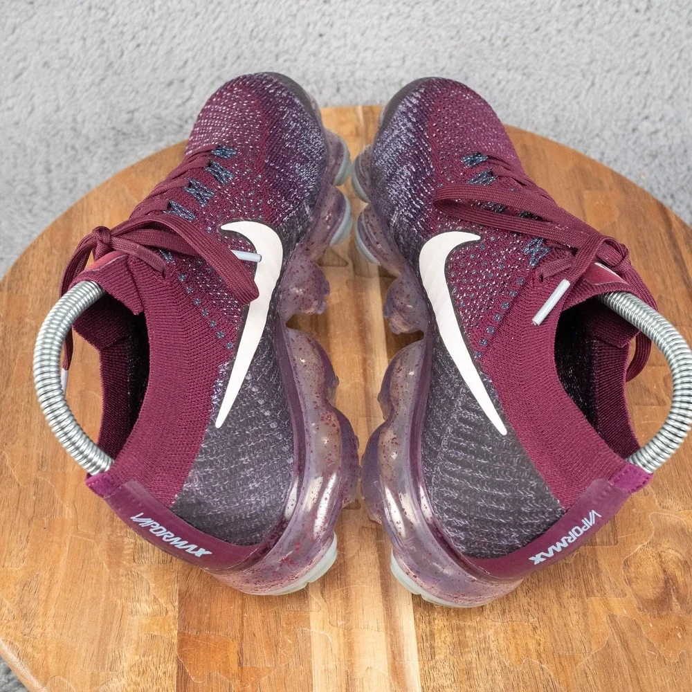Nike Air VaporMax Flyknit Bordeaux Women's Running Shoes 2017 899472-602 SZ‎ 8.5